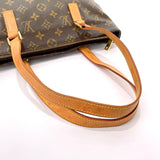 LOUIS VUITTON Tote Bag M51148 Cabas piano Monogram canvas/Leather Brown Women Used