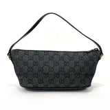 GUCCI Pouch 07198 Accessory pouch GG canvas Black Women Used