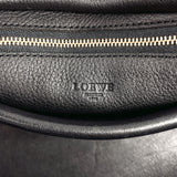 LOEWE Handbag 352.61.A03 Amazona 28 Suede/leather Black Women Used