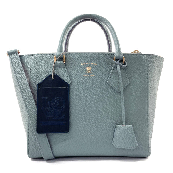 ADMJアクセソワ Handbag 2WAY leather blue blue Women Used
