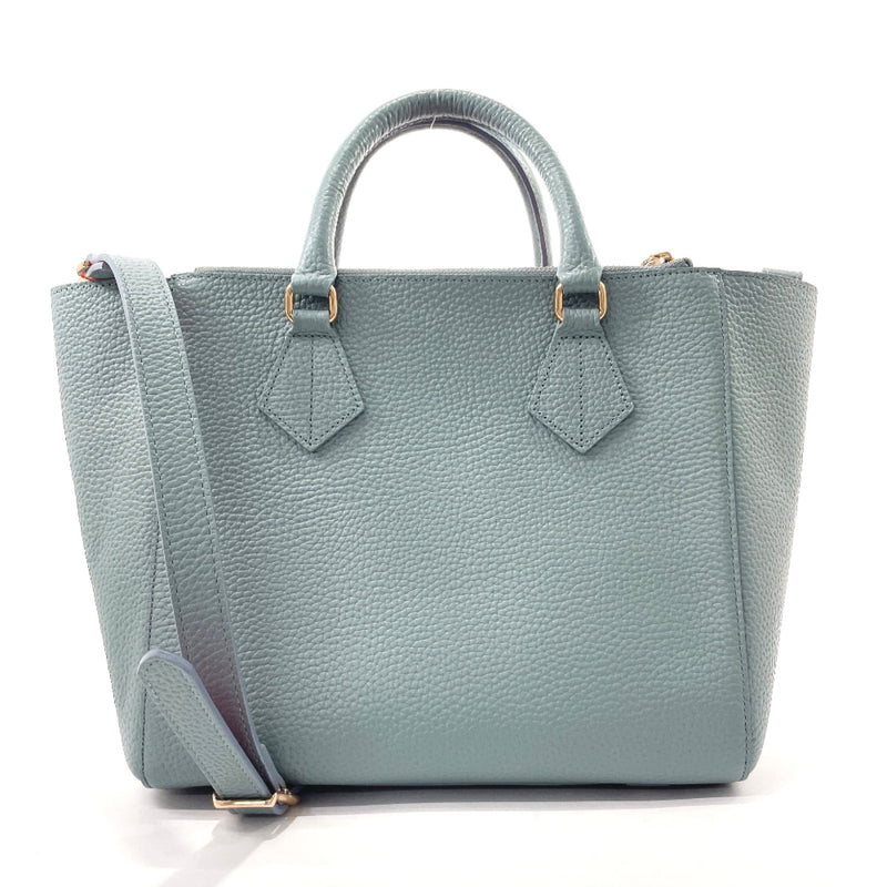 ADMJアクセソワ Handbag 2WAY leather blue blue Women Used