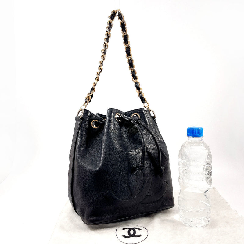 Chanel Chain Shoulder Bag V Stitch Coco Mark Silver Lame Leather Ladies