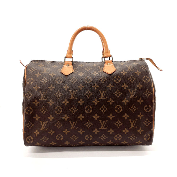 LOUIS VUITTON Handbag M41524 Speedy 35 Monogram canvas/Leather Brown Women Used