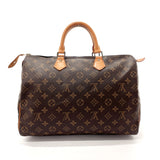 LOUIS VUITTON Handbag M41524 Speedy 35 Monogram canvas/Leather Brown Women Used