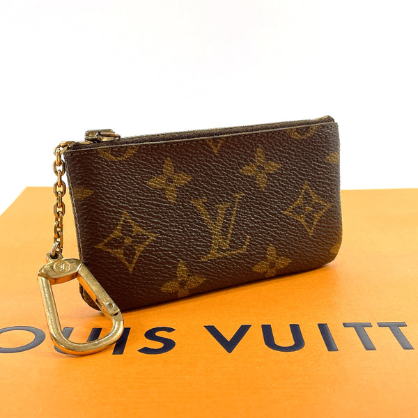 LOUIS VUITTON coin purse M62650 Pochette Cre Monogram canvas Brown unisex  Used