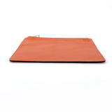 LOEWE Pouch anagram leather Orange Women Used