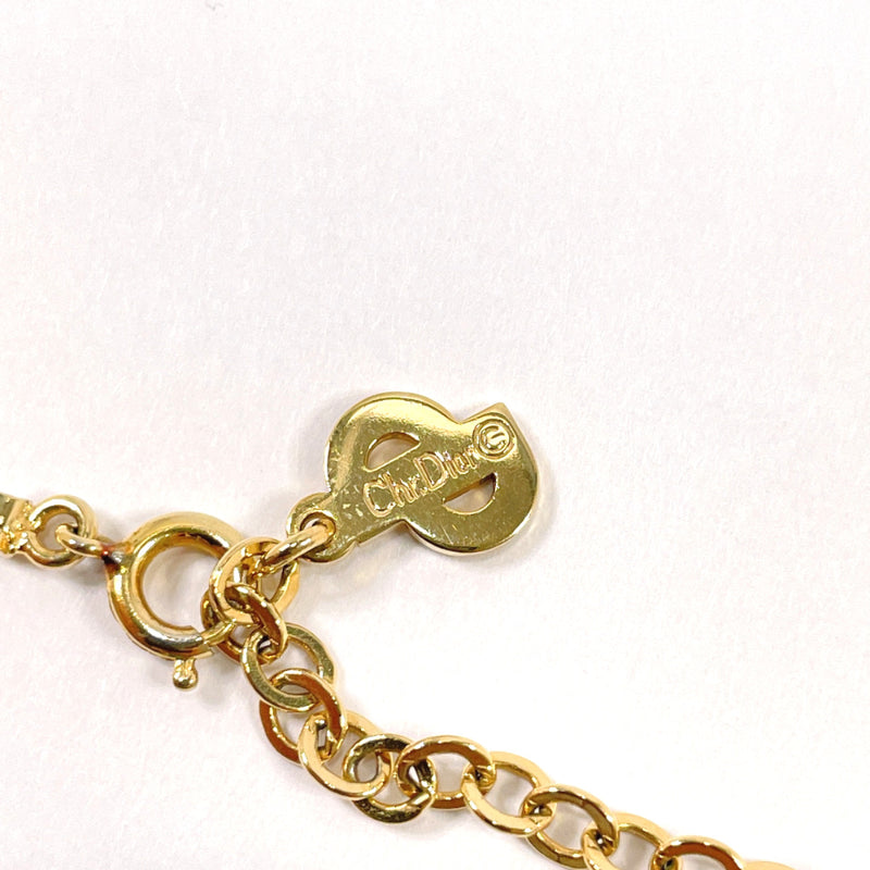 Repurposed Vintage Louis Vuitton Necklace (Black rhinestone/gold)