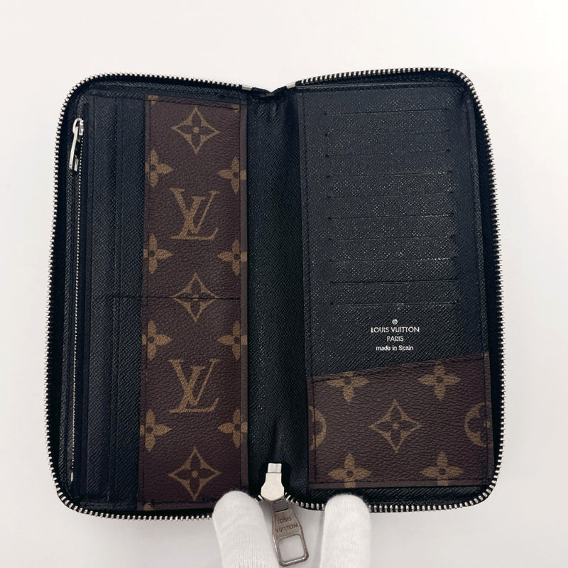 LOUIS VUITTON purse M60109 Zippy wallet Vertical Monogram macacer Brow –