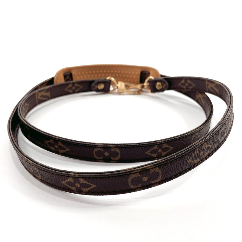 LOUIS VUITTON Shoulder strap Monogram canvas Brown unisex Used –