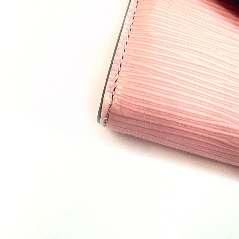 Louis Vuitton Black Portefeuille Epi Leather Pink Sarah Wallet - A