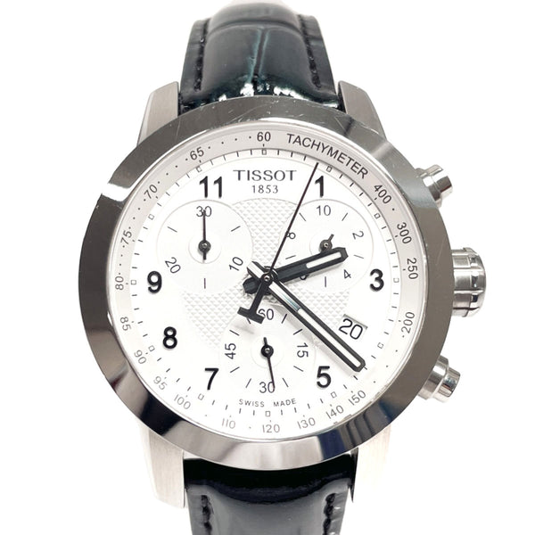 TISSOT Watches T055217 A Chronograph T-sport Stainless Steel/leather Silver Silver Women Used