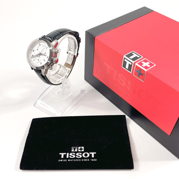TISSOT Watches T055217 A Chronograph T-sport Stainless Steel/leather Silver Silver Women Used
