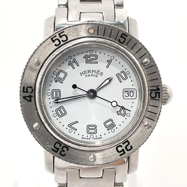 HERMES Watches CL5.210 Clipper diver Stainless Steel/Stainless Steel Silver Silver Women Used