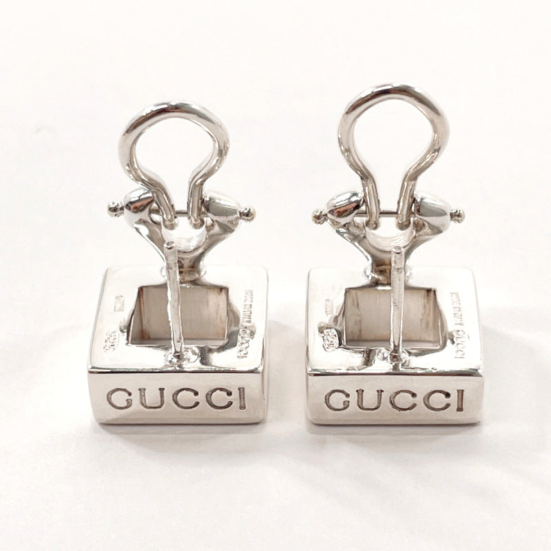 GUCCI earring Square Silver925 Silver Women Used