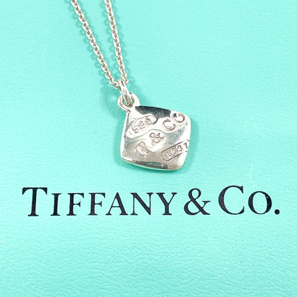 TIFFANY&Co. Necklace 1837 montage cushion Silver925 Silver Women Used