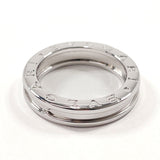 BVLGARI Ring Be zero one 1 band K18 white gold #14(JP Size) Silver mens Used