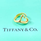TIFFANY&Co. Ring Open heart Elsa Peretti K18 yellow gold #6(JP Size) gold Women Used