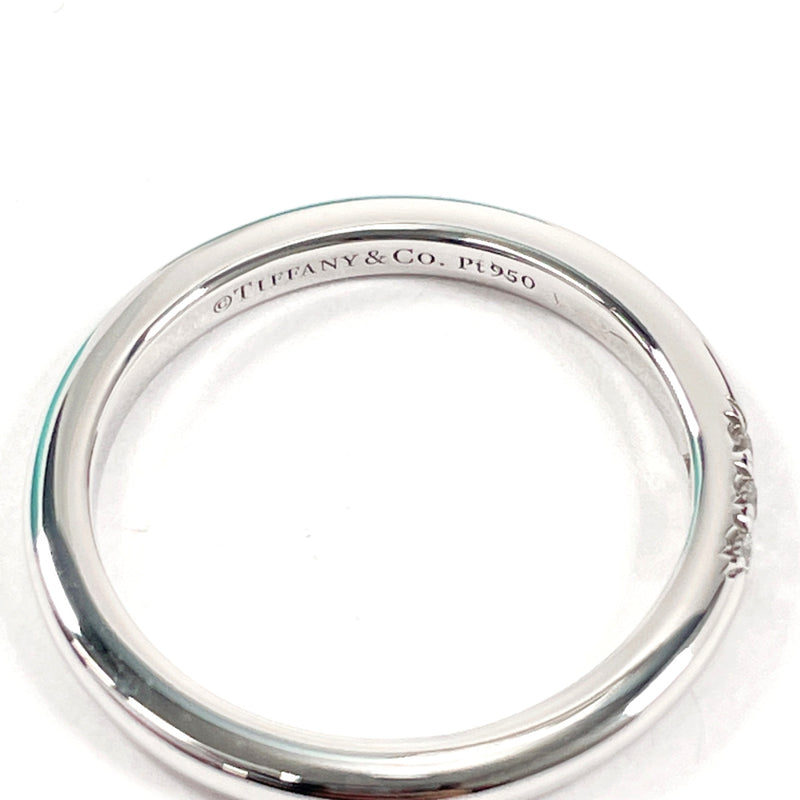 TIFFANY&Co. Ring Wedding band ring Pt950Platinum/diamond #6(JP Size) Silver Women Used