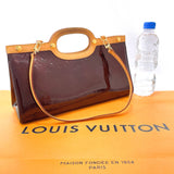 LOUIS VUITTON Handbag M91995 Roxbury Drive Monogram Vernis Bordeaux Bordeaux Women Used