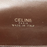 CELINE Shoulder Bag Carriage hardware Old Celine leather Dark brown Women Used