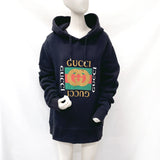 GUCCI Parker 454585 old logo Vintage processing cotton Black mens Used