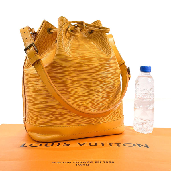 LOUIS VUITTON Shoulder Bag M44009 Noe Epi Leather yellow yellow Women Used