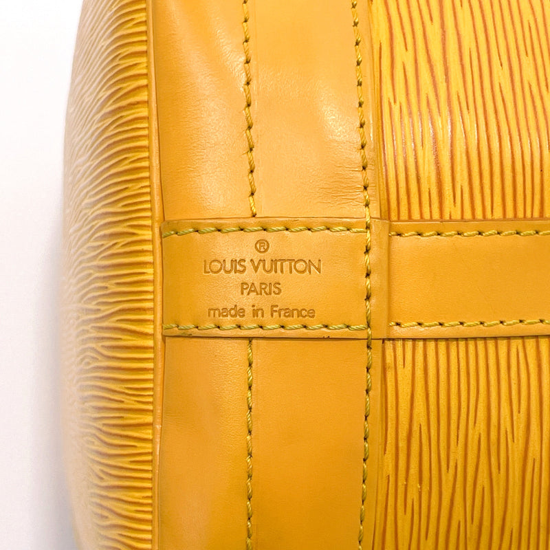 LOUIS VUITTON Shoulder Bag M44009 Noe Epi Leather yellow yellow Women Used