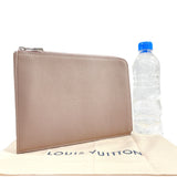 LOUIS VUITTON Clutch bag R99760 Pochette Jules PM leather/Taurillon Clemence gray gray Women Used