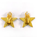 CHANEL Earring Star COCO Mark vintage metal gold gold 01 P Women Used