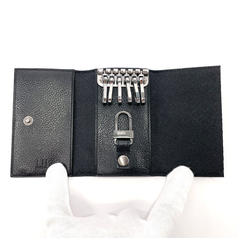 Dunhill key holder  L2LH50Z D-EIGHT PVC/leather Black mens Used