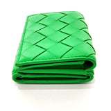 BOTTEGAVENETA Tri-fold wallet Tiny Intrecciato leather green green mens Used