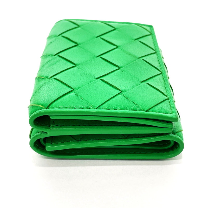 BOTTEGAVENETA Tri-fold wallet Tiny Intrecciato leather green green mens Used