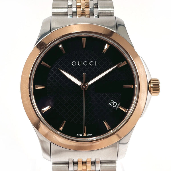 GUCCI Watches 126.4 G timeless Gold Plated/Stainless Steel Silver Silver mens Used