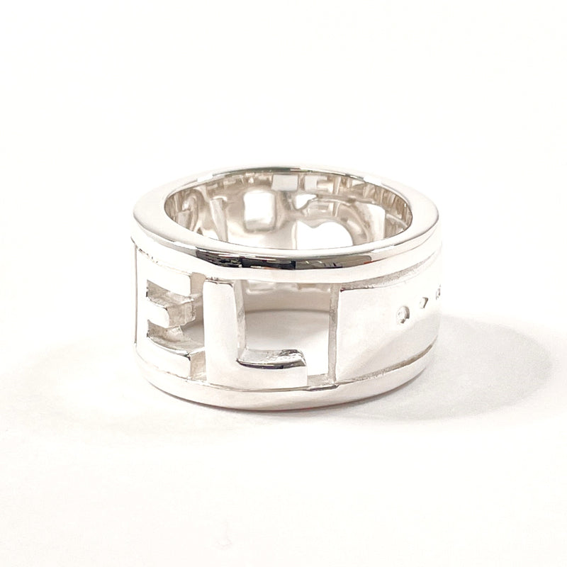 CHANEL Ring logo Silver925 #14(JP Size) Silver Women Used