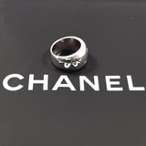 CHANEL Ring logo Silver925 #13.5(JP Size) Silver Women Used