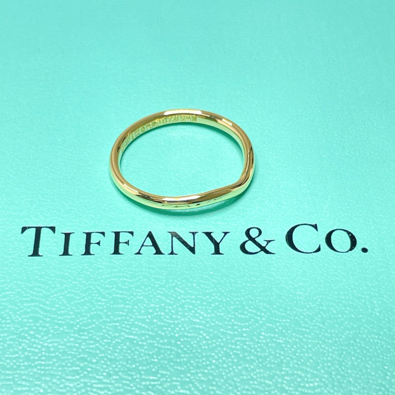 TIFFANY&Co. Ring Curved Elsa Peretti K18 yellow gold #14.5(JP Size) gold Women Used