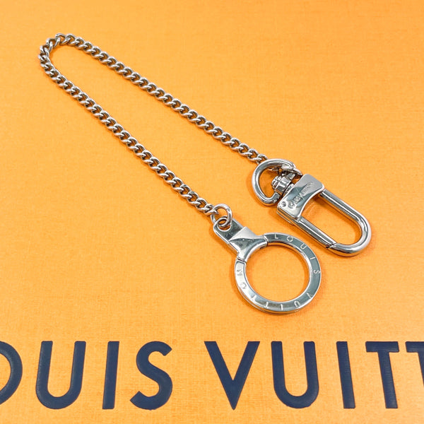 LOUIS VUITTON key ring M58035 Chene Anocre Key chain metal Silver unisex Used
