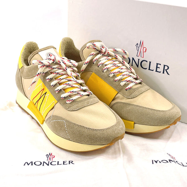 MONCLER sneakers 1019100 019NF HORACE Suede/rubber beige beige mens Used