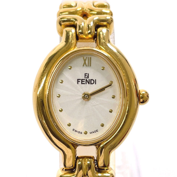 FENDI Watches 640L Stainless Steel/Gold Plated gold gold Women Used