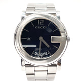 GUCCI Watches 101M G-round Stainless Steel/Stainless Steel Silver Silver unisex Used