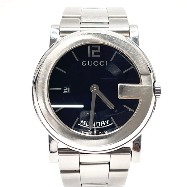 GUCCI Watches 101M G-round Stainless Steel/Stainless Steel Silver Silver unisex Used