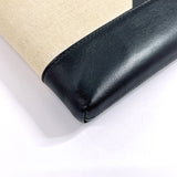 Berluti Clutch bag Nino GM scrit canvas canvas/leather beige beige mens Used