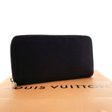 LOUIS VUITTON purse M6007N Zippy wallet Epi Leather Black Black mens Used
