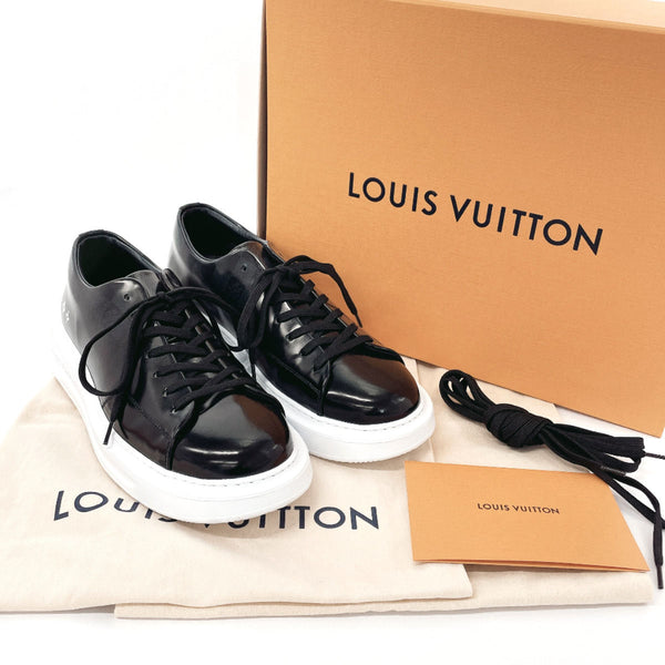 LOUIS VUITTON sneakers 1A5UFK Beverly Hills leather Black mens Used
