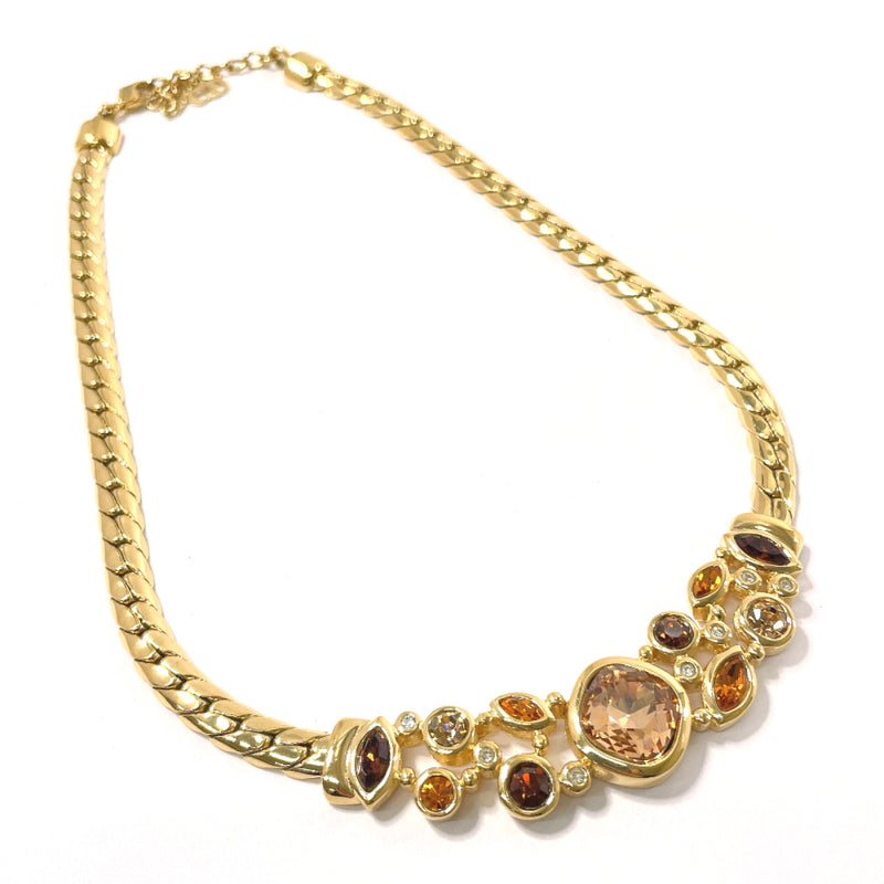 Christian Dior Necklace metal/Stone gold Women Used