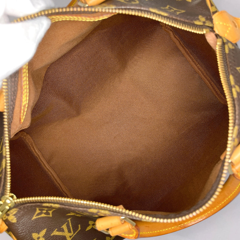 LOUIS VUITTON Handbag M41526 Speedy 30 Monogram canvas/Leather Brown Women Used