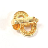 Christian Dior Earring CD logo metal/Rhinestone gold Women Used