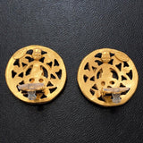 CHANEL Earring 96A COCO Mark metal gold Women Used - JP-BRANDS.com