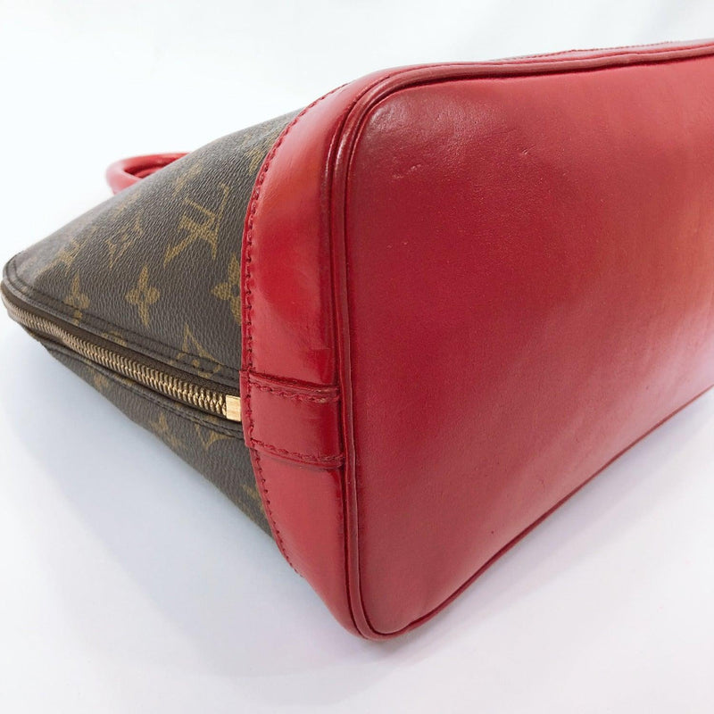 LOUIS VUITTON Handbag M51130 Alma PM vintage Monogram Brown Red