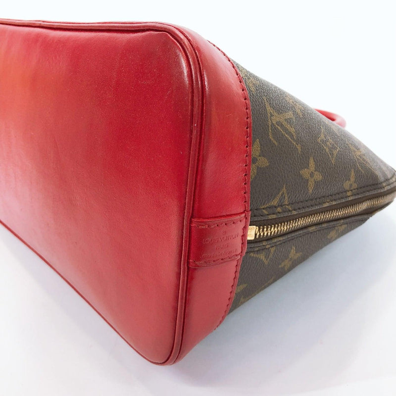 LOUIS VUITTON Handbag M51130 Alma PM vintage Monogram Brown Red